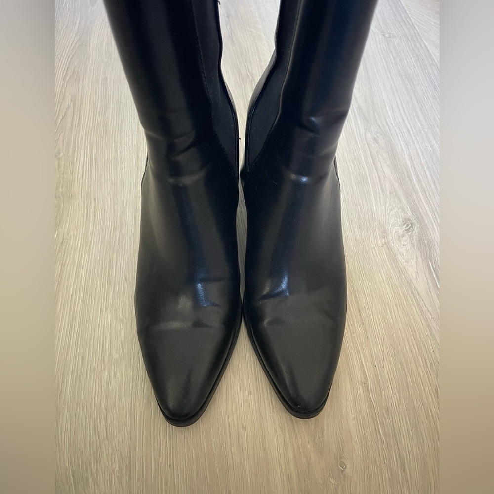 Zara Leather Booties Size 7 - Picture 2 of 7